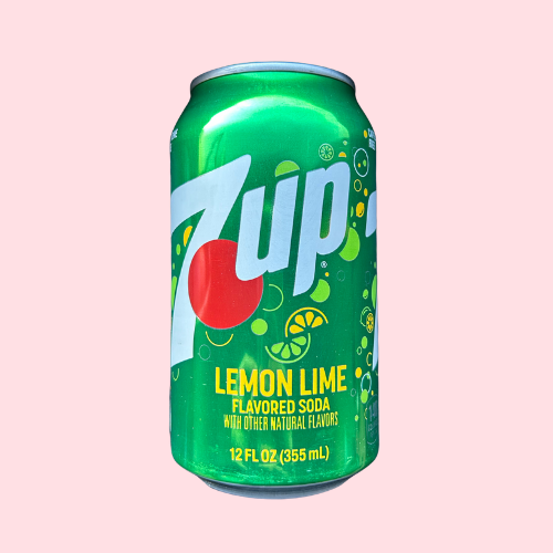 groene 7Up lemon live blikje met 7up logo