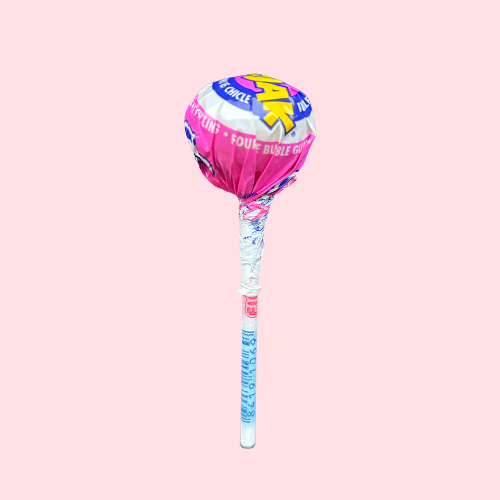 Bubble Lolly Watermelon met roze verpakking