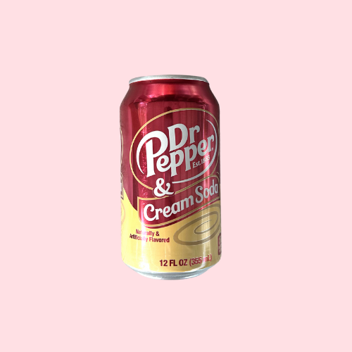 Rood-creme Dr Pepper Cream Soda blikje