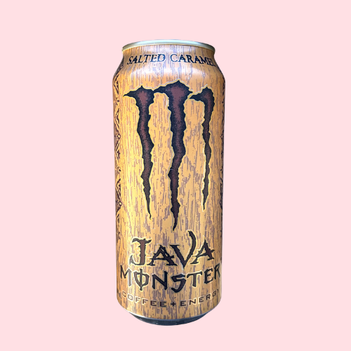 Monster Java Salted Caramel bruin blik met monster logo