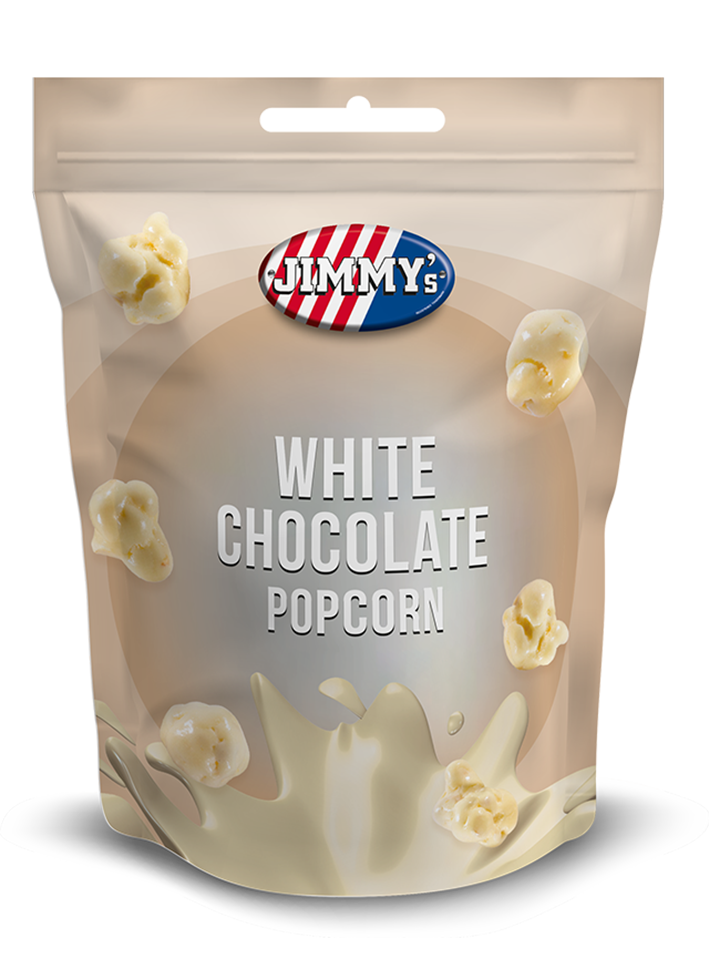 Jimmy's Popcorn Weiße Schokolade