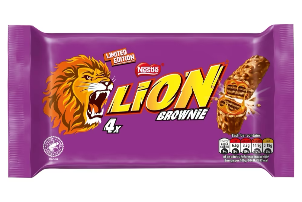 Löwen-Brownies im 4er-Pack