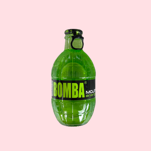 Groene granaatvormige Bomba Mojito fles
