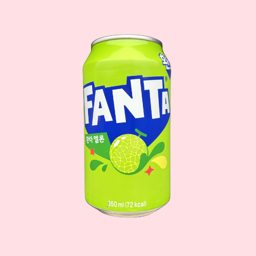 Fanta Korea Melon groen blikje met fanta logo