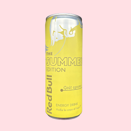 Red Bull Summer Edition Sudachi Lime geel blikje met red bull logo