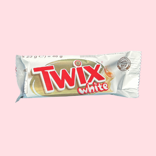 Twix White witte verpakking met rood twix logo